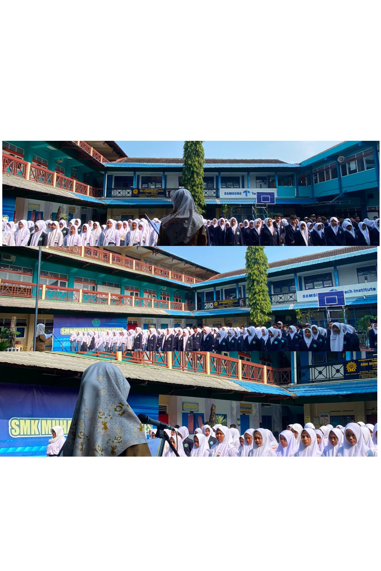 Kegiatan Apel SMK Muhammadiyah 1 Wates: Menanamkan Karakter Generasi Emas melalui Pesan Hari Anak Nasional 2026