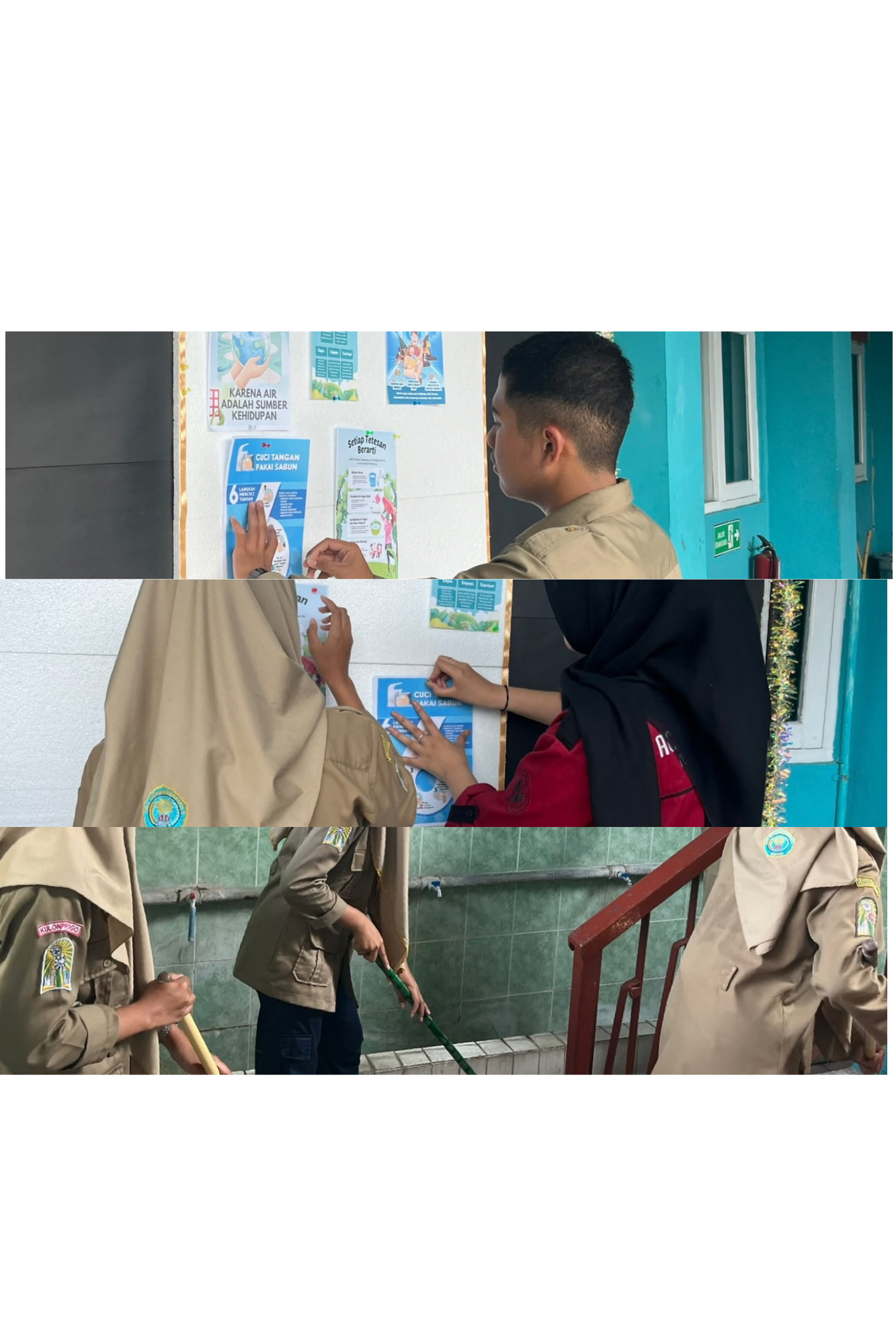 Gerakan Sanitasi Bersih dan Hemat Air di SMK Muhammadiyah  1 Wates sebagai Implementasi SDGs 6 (Air Bersih dan Sanitasi  Layak).